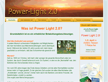 Tablet Screenshot of powerlightseminare.de